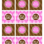Baby Shower? Free Printables It's A Girl Cupcake Topper/tags. Pink   Free Printable Whale Cupcake Toppers