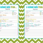 Back To School Printables – Clairebella Studio   Free Printable School Notes