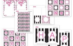 Free Printable Barbie Cupcake Toppers