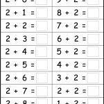 Basic Addition Facts – 8 Worksheets / Free Printable Worksheets   Free Printable Simple Math Worksheets