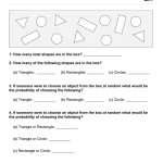 Basic Statistics: Probability I (Set 1) | Free Printable Children's   Free Printable Statistics Worksheets