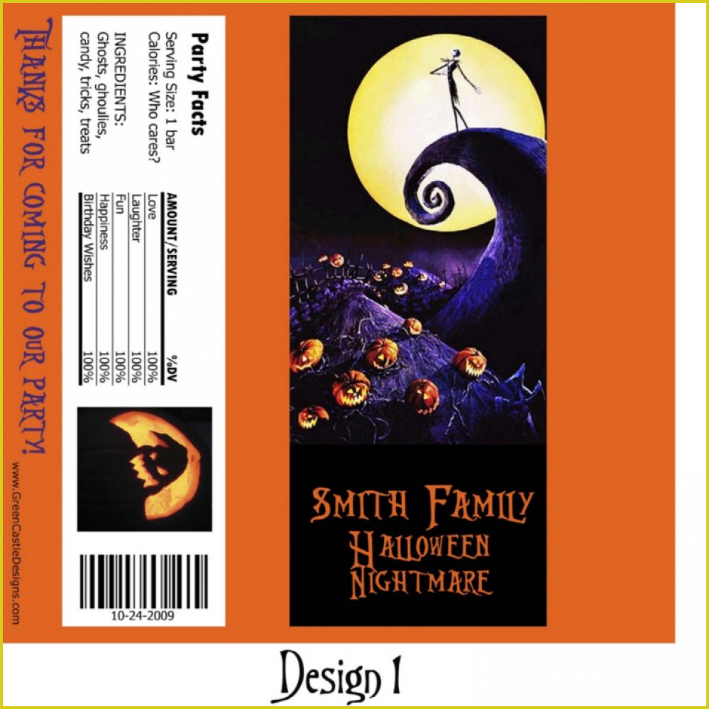 Beautiful Nightmare Before Christmas Birthday Invitations Designs - Free Printable Nightmare Before Christmas Birthday Invitations