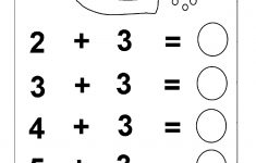 Beginner Addition – 6 Kindergarten Addition Worksheets / Free - Free Printable Kindergarten Addition And Subtraction Worksheets