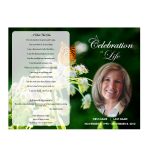 Best Photos Of Memorial Service Program Template Funeral   Free Printable Funeral Program Template