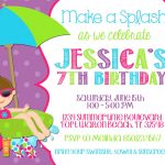 Best Pool Party Invitation Ideas | Invitations Card   Free Printable Pool Party Invitation Cards