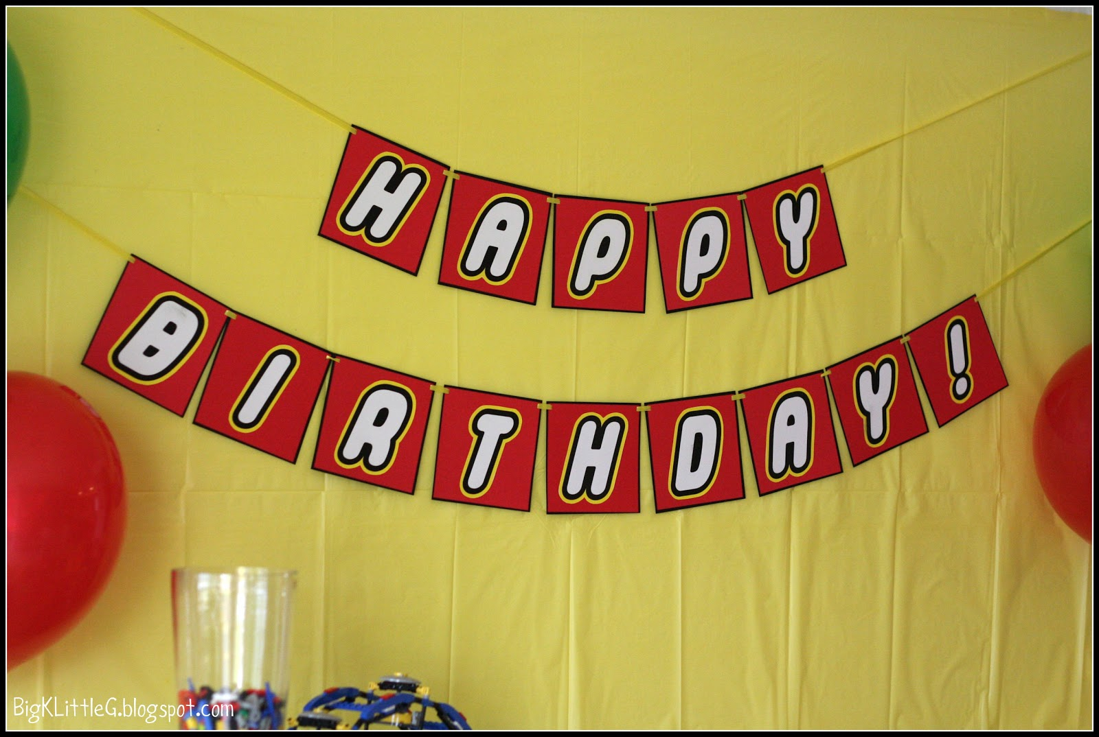 Big K Little G: Lego Party Free Printable Banner - Diy Birthday Banner Free Printable