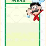 Blank Restaurant Menu | Best Template & Design Images Free Printable   Design A Menu For Free Printable
