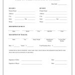 Boat Bill Sale Free Printable | Boat & Trailer Bill Of Sale Form   Free Printable Bill Of Sale Form