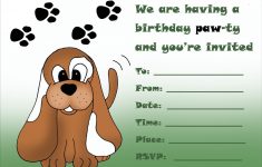 Free Printable Puppy Dog Birthday Invitations