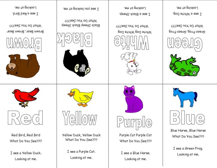 Brown Bear: One Sheet Printable Mini Book Free Printables For Kids Brown Bear: One Sheet Printable Mini Book Free Printables For Kids