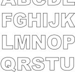 Capital Letters Coloring Printable Page For Kids: Alphabets Coloring   Free Printable Block Letters