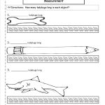 Ccss 2.md.1 Worksheets, Measuring Worksheets   Free Printable Measurement Worksheets Grade 1