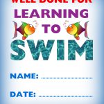 Certificate Of Achievement: Well Done For Learning To Swim | Rooftop   Free Printable Swimming Certificates For Kids