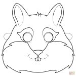 Chipmunk Mask Coloring Page | Free Printable Coloring Pages   Free Printable Chipmunk Mask