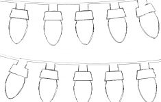 Christmas Bulb Coloring Page Christmas Light Bulbs Coloring Page - Free Printable Christmas Lights Coloring Pages