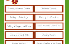 Free Printable Christmas Charades Cards
