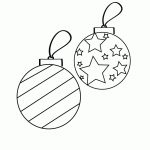 Christmas Ornaments Coloring Page Printable. | Holiday Printables   Free Printable Christmas Tree Ornaments To Color