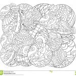 Christmas Tree Ornament Adult Coloring Page. Vector Coloring Page   Free Printable Christmas Tree Ornaments To Color