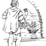 Christopher Columbus Coloring Page | Free Printable Coloring Pages   Free Printable Christopher Columbus Coloring Pages