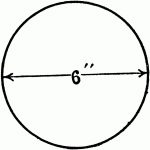 Circle With 6 Inch Diameter | Clipart Etc   Free Printable 6 Inch Circle Template