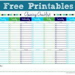 Cleaning Checklist {Free Printable}   Free Printable Cleaning Schedule