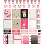 Coffee Kawaii – Planner Addiction   Free Printable Kawaii Stickers