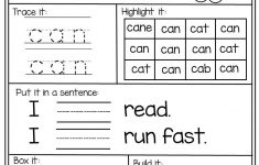 Free Printable Sight Word Worksheets