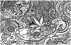 Free Printable Trippy Coloring Pages