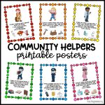 Community Helpers Printable Posters   Teaching Mama   Free Printable Posters For Teachers