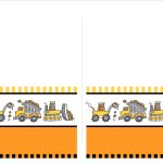 Construction Food Cards Simple Construction Birthday Invitations   Free Printable Construction Invitations