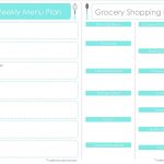 Craft Sew Create: Free Printable Menu Plan + Shopping List   Create A Menu Free Printable