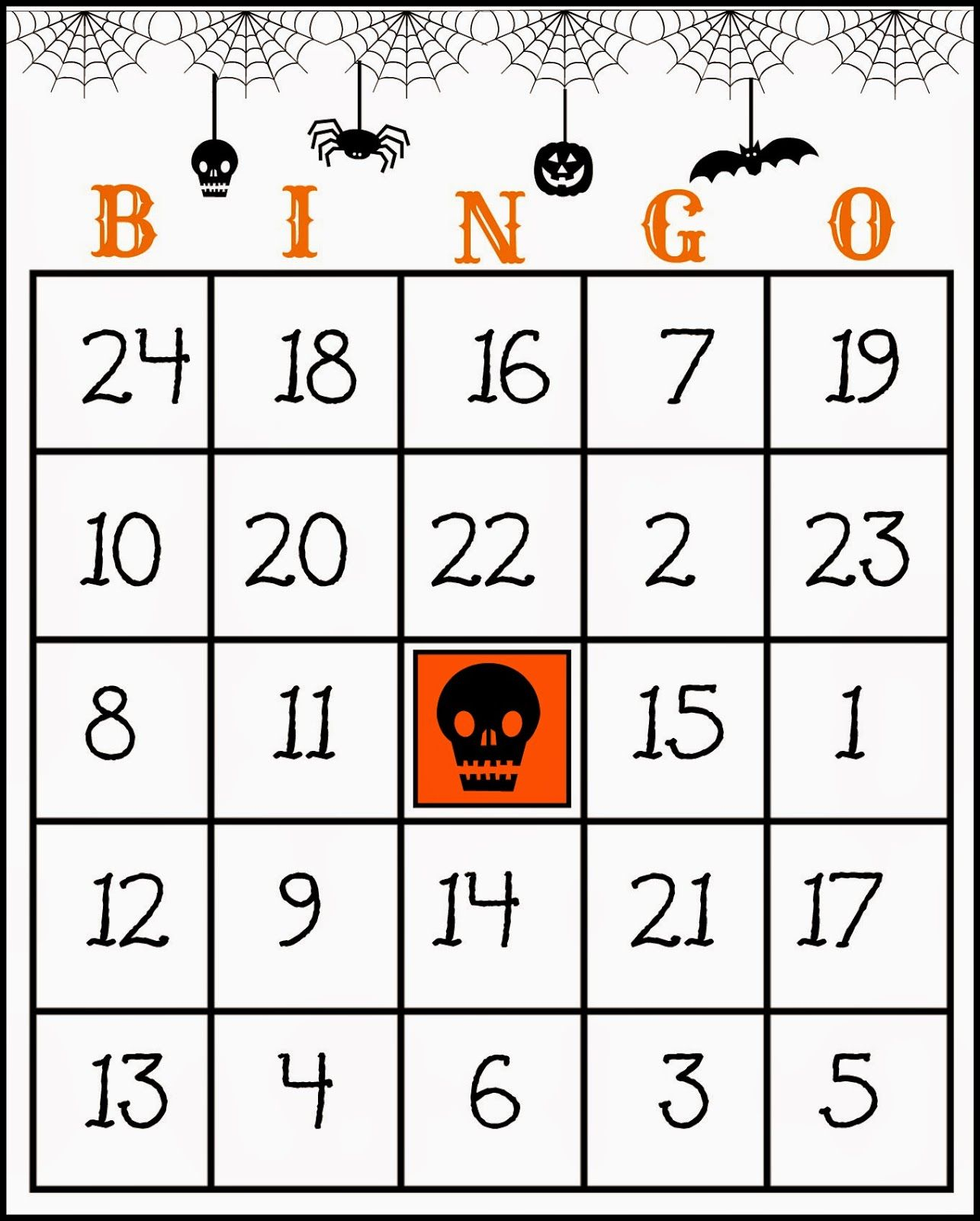 Crafty In Crosby: Free Printable Halloween Bingo Game | Products I - Free Printable Halloween Bingo Cards