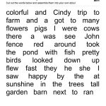 Create Your Own Story Word Bank – Farm | Free Printable Children's   Make Your Own Worksheets Free Printable