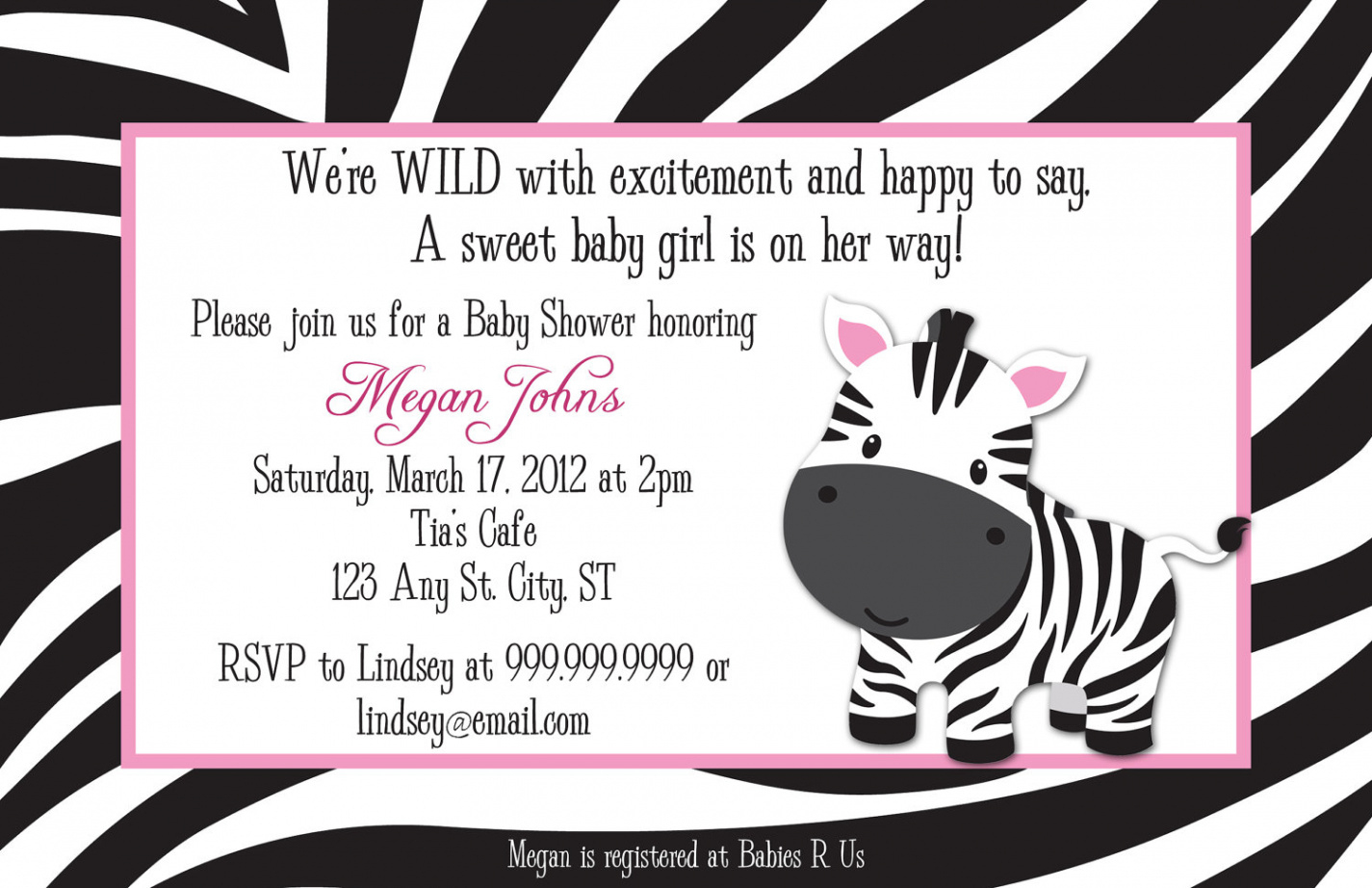 Creative Free Printable Animal Print Birthday Invitations - Free Printable Animal Print Birthday Invitations