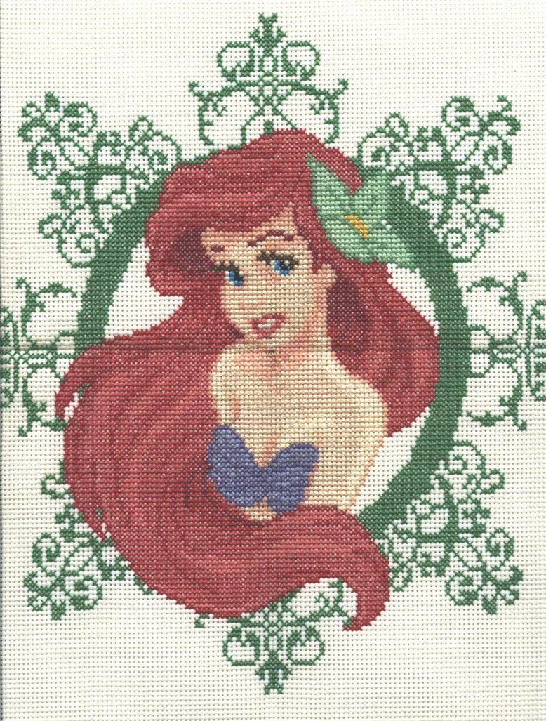 Cross Stitch Patterns Free Printable | Cross Stitch Ariel - Cross Stitch Patterns Free Printable