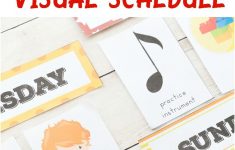 Daily Visual Schedule For Kids Free Printable | Routine Enfant - Free Printable Schedule Cards