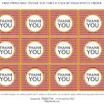 Delightful Order: Free Printable Thank You Circle Tags | Digi   Free Printable Thank You Tags