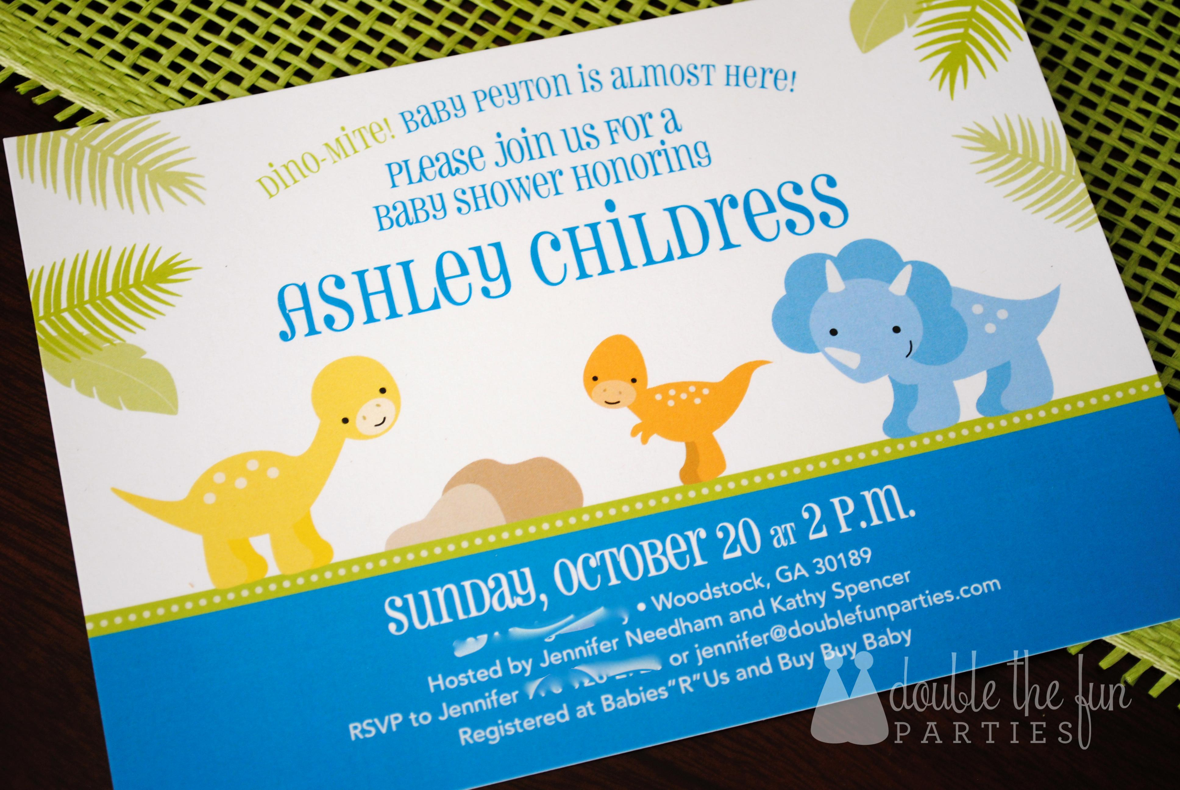 Dinosaur Baby Shower Invitations Dinosaur Baby Shower Invitations - Free Printable Dinosaur Baby Shower Invitations