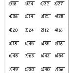 Division   4 Worksheets | Printable Worksheets   Free Printable Division Worksheets Grade 3