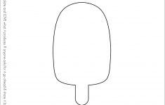 Free Printable Popsicle Template