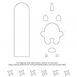 Diy Printable Baby Unicorn Bookmarks With Free Template   Free Printable Baby Bookmarks