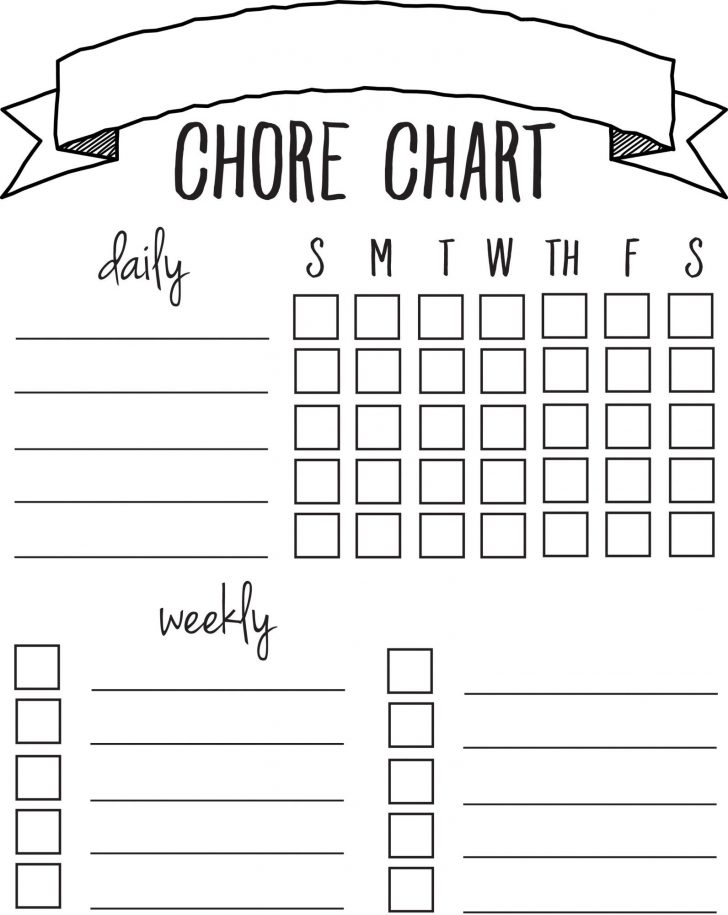 Diy Printable Chore Chart Free Printables Nov/feb Pinterest Free Diy Printable Chore Chart Free Printables Nov/feb Pinterest Free