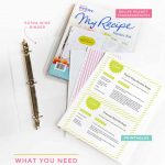 Diy Recipe Book (With Free Printable Recipe Binder Kit!)   Free Printable Recipe Binder Templates
