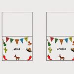 Diy Taco Bar Party   Table Tents Free Printables | Food | Taco Bar   Free Printable Table Tents