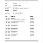 Doc Meeting Agenda Word Template Free Printable Business Letterhead   Free Printable Business Documents