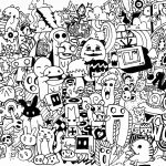 Doodle Collab Coloring Page | Free Printable Coloring Pages   Free Printable Doodle Patterns