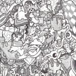 Doodle Collagejazzy Coloring Page | Free Printable Coloring Pages   Free Printable Doodle Patterns