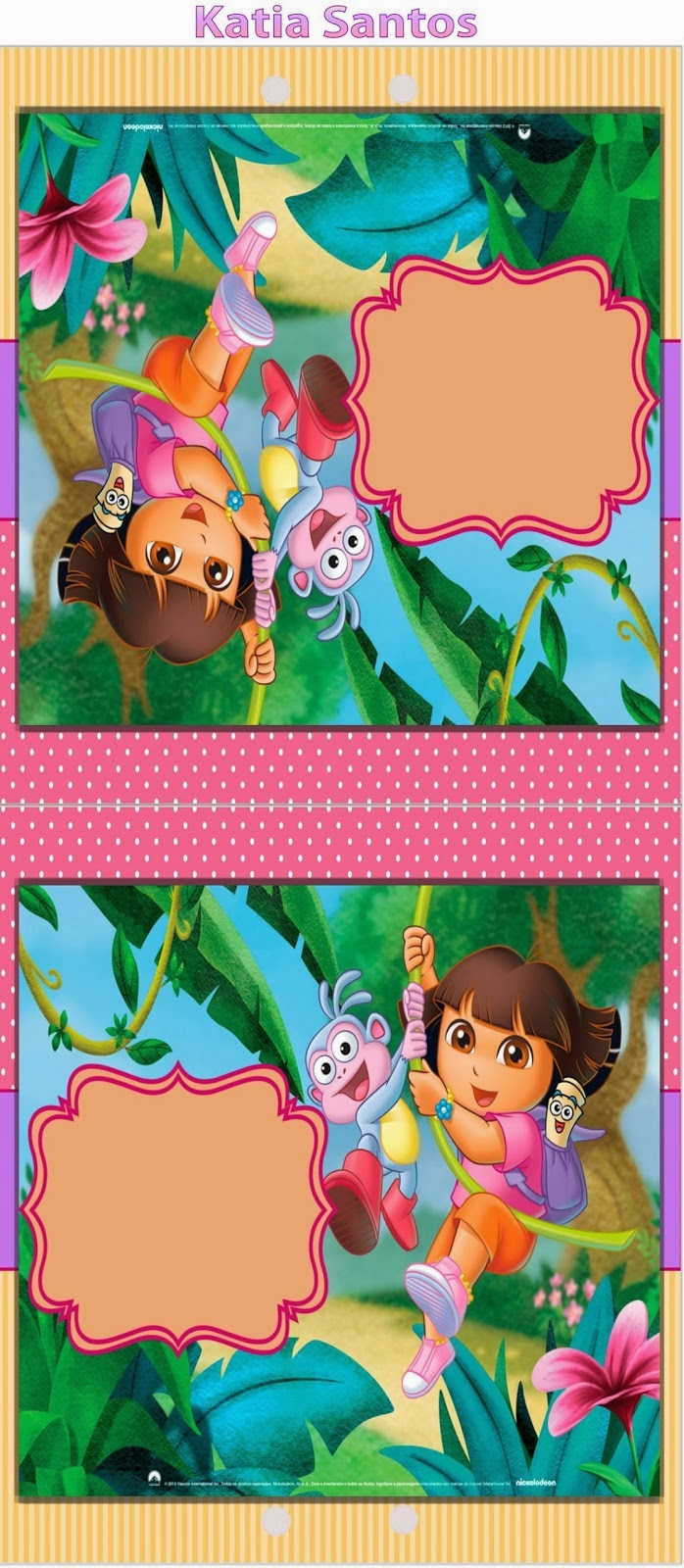 Dora The Explorer: Free Printable Invitations, Boxes And Party - Dora The Explorer Free Printable Invitations