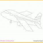 Download Free Printable Aeroplane Line Tracing Drawing Worksheets   Free Printable Drawing Worksheets