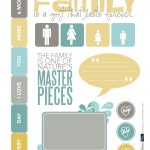 Download This Page Of Family Printables For Your Scrapbook Layouts   Free Printable Scrapbook Templates